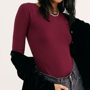 Free people crew love bodysuit
